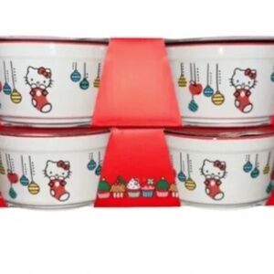 Hello Kitty HOLIDAY Ramekins Set Of 4 Cups